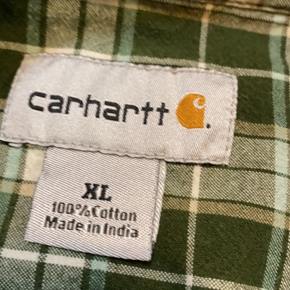 Carhartt plaid button up shirt - Picture 5 of 8